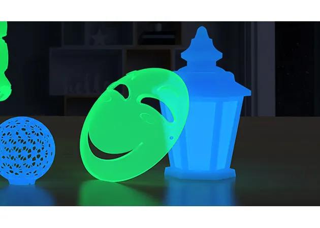 Фото 6 - PLA Luminous Glow In The Dark Blue 1.75 mm Anycubic