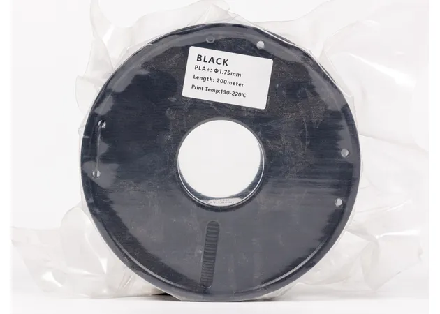 Фото 4 - 200 Meters Black PLA+ Filament for 3D Printer