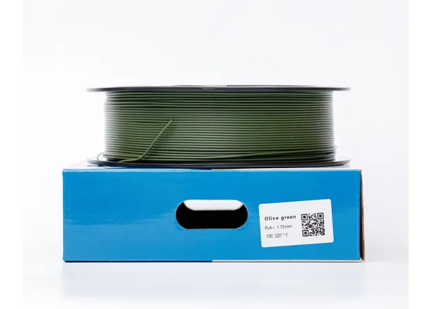 Фото 2 - Хакі Оливково-зелений пла плюс пластик для 3D принтера ✪1кг✪1.75мм Pla plus olive green