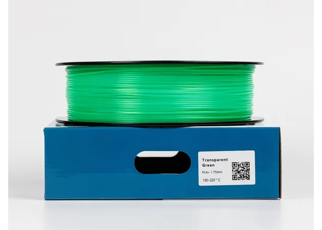 Фото 2 - ALL3DP PLA+ Transparent Green Filament 1 kg 1.75 mm
