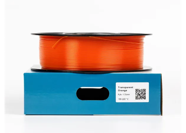 Фото 3 - ALL3DP PLA+ Transparent Orange Filament 1 kg 1.75 mm