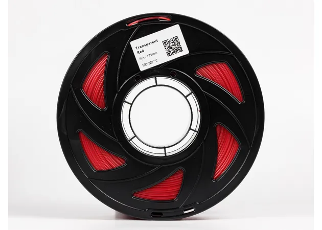 Фото 3 - ALL3DP PLA+ Transparent Red Filament 1 kg 1.75 mm