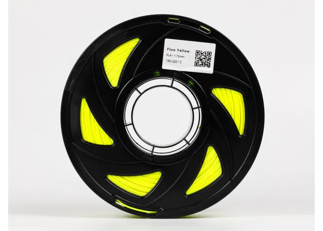 Фото 3 - PLA+ Fluo Yellow Filament 1 kg 1.75 mm