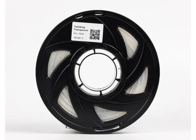 Фото 3 - ALL3DP PLA Twinkling Transparent Glitter Filament 1 kg 1.75 mm