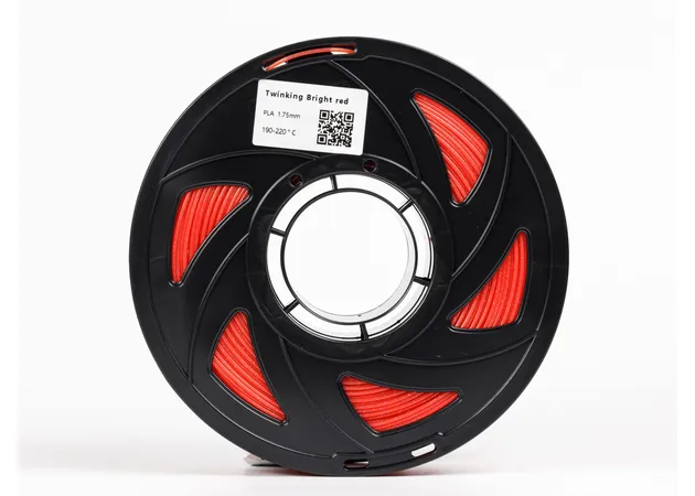 Фото 3 - ALL3DP PLA Twinkling Red Glitter Filament 1 kg 1.75 mm
