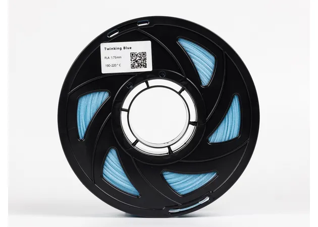 Фото 3 - ALL3DP PLA Twinkling Blue Glitter Filament 1 kg 1.75 mm
