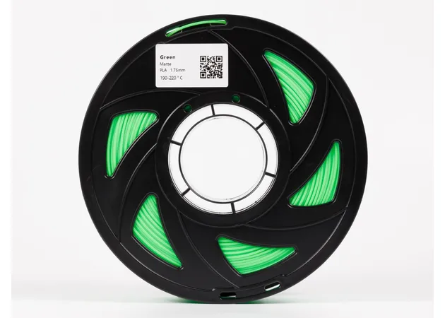 Фото 4 - PLA Green Matte RAL 6018 Filament 1 kg 1.75 mm
