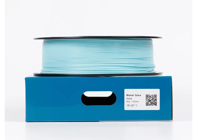 Фото 3 - PLA Matte Water Blue Filament