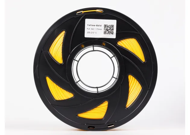 Фото 3 - PLA Silk Yellow-Gold Filament ALL3DP 1 kg 1.75 mm