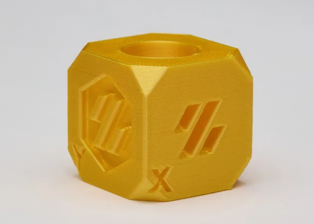 Фото 7 - PLA Silk Yellow-Gold Filament ALL3DP 1 kg 1.75 mm