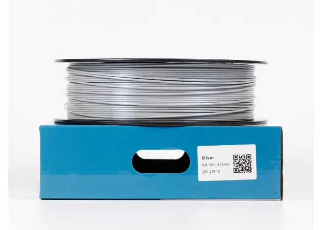 Фото 2 - PLA Silk Silver Filament ALL3DP 1 kg 1.75 mm