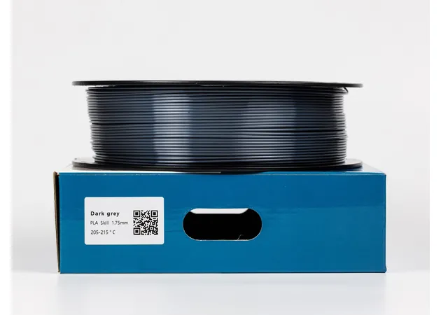 Фото 2 - PLA Silk Dark Grey Filament ALL3DP 1 kg
