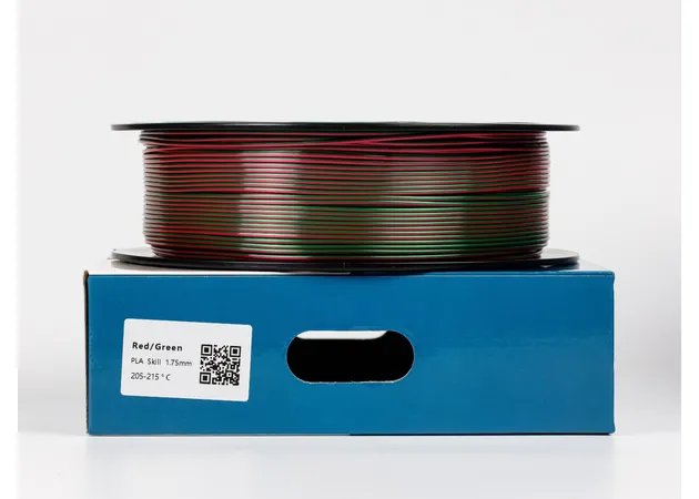 Фото 3 - PLA Silk Red Green Filament ALL3DP 1 kg