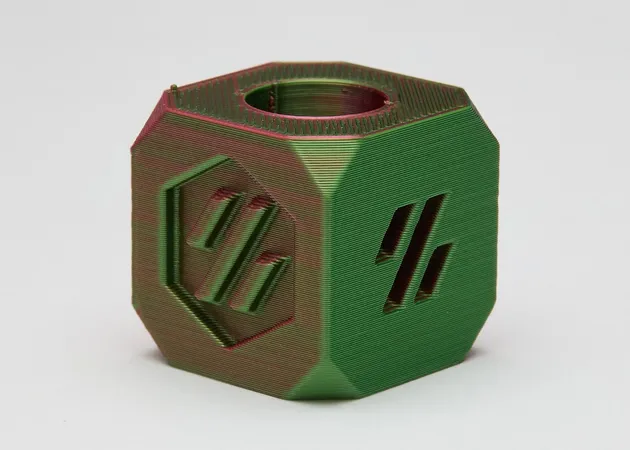 Фото 8 - PLA Silk Red Green Filament ALL3DP 1 kg