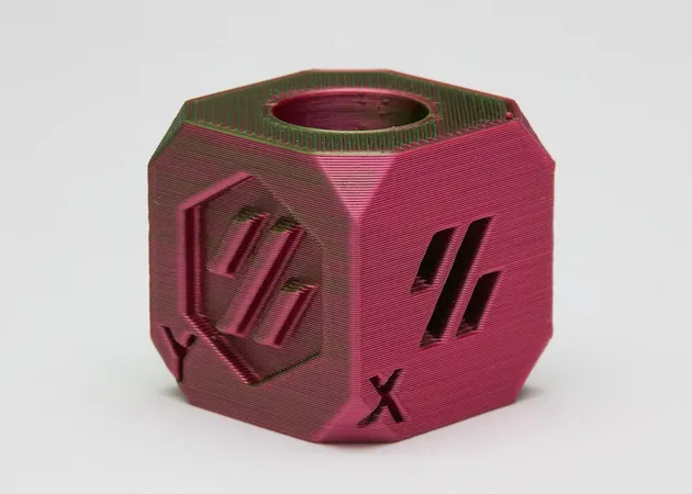 Фото 9 - PLA Silk Red Green Filament ALL3DP 1 kg