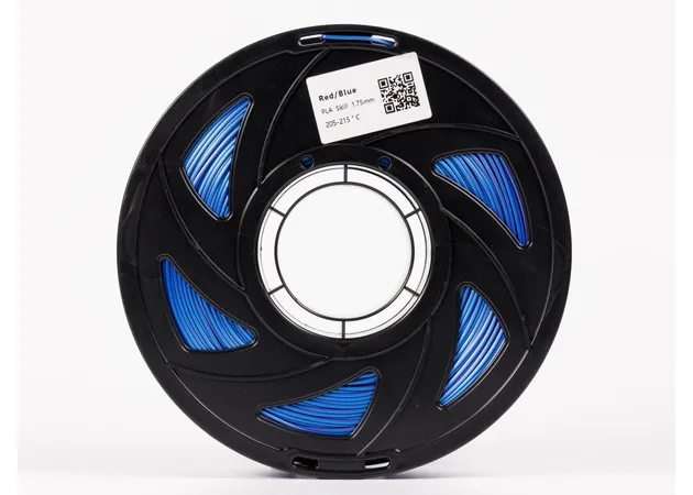Фото 5 - PLA Silk Red Blue Filament ALL3DP 1 kg