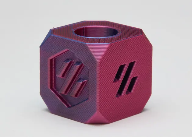 Фото 7 - PLA Silk Red Blue Filament ALL3DP 1 kg
