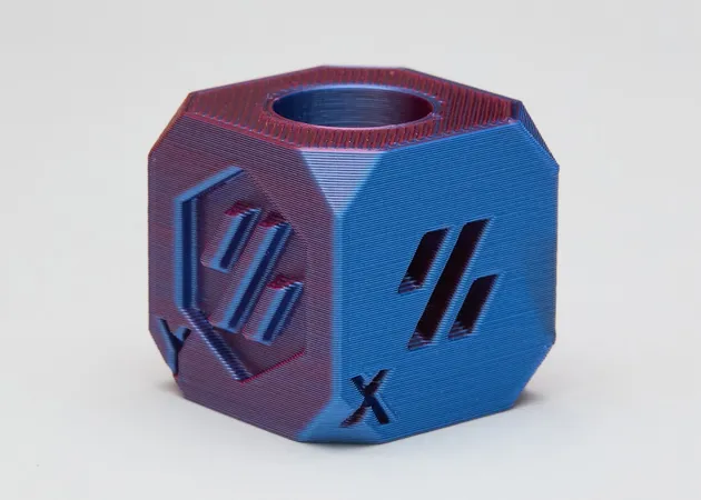Фото 8 - PLA Silk Red Blue Filament ALL3DP 1 kg