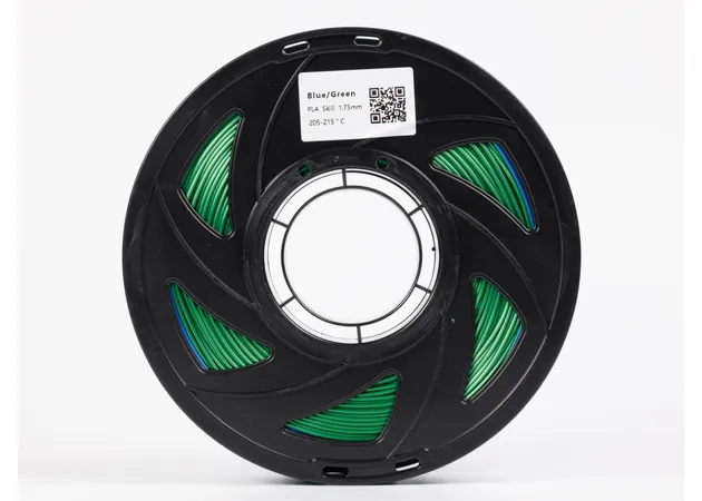 Фото 3 - PLA Silk Blue Green Filament ALL3DP 1 kg