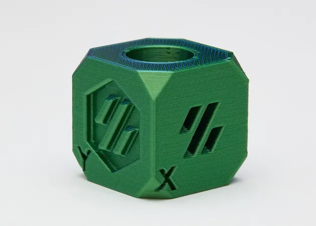 Фото 9 - PLA Silk Blue Green Filament ALL3DP 1 kg