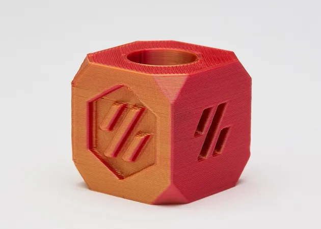 Фото 8 - PLA Silk Red Gold Filament ALL3DP 1 kg