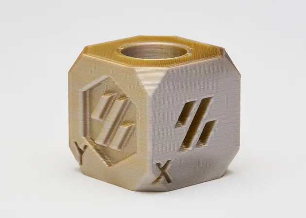 Фото 9 - PLA Silk Gold Silver Filament ALL3DP 1 kg
