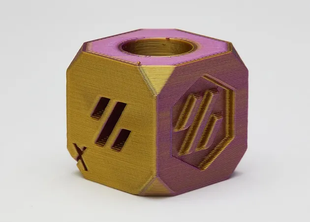 Фото 7 - PLA Silk Purple Gold Filament ALL3DP 1 kg