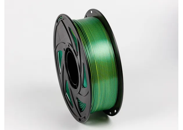 Фото 5 - PLA Silk Yellow Green Filament ALL3DP 1 kg