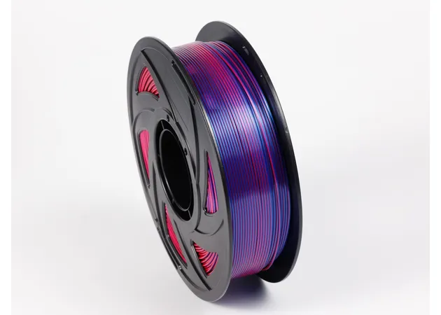 Фото 2 - PLA Silk Red Blue Green Tri-Color Filament ALL3DP 1 kg