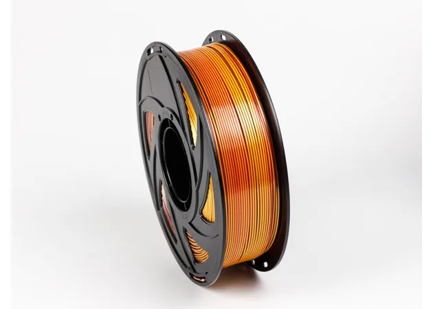 Фото 5 - PLA Silk Red Gold Purple Tri-Color Filament ALL3DP 1 kg