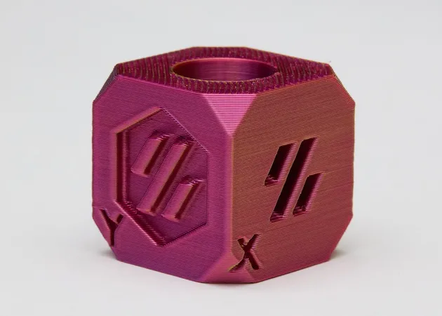 Фото 9 - PLA Silk Red Gold Purple Tri-Color Filament ALL3DP 1 kg