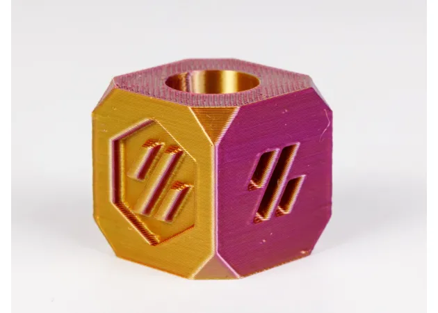 Фото 7 - PLA Silk Red Gold Purple Tri-Color Filament ALL3DP 1 kg