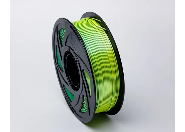 Фото 5 - PLA Silk White Yellow Green Tri-Color Filament ALL3DP 1 kg