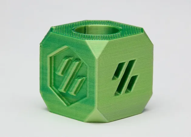 Фото 7 - PLA Silk White Yellow Green Tri-Color Filament ALL3DP 1 kg