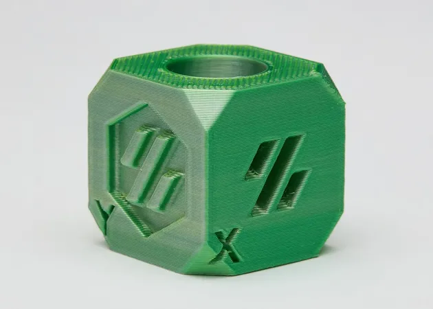 Фото 6 - PLA Silk White Yellow Green Tri-Color Filament ALL3DP 1 kg