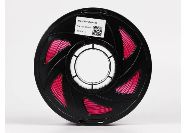 Фото 3 - PLA Silk Blue Purple Pink Tri-Color Filament ALL3DP 1 kg