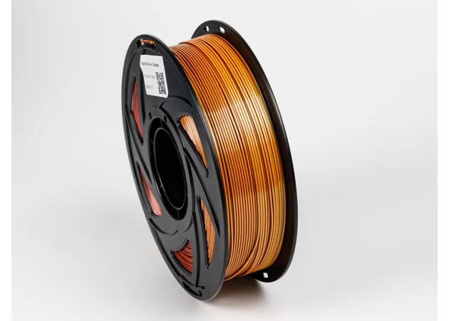 Фото 2 - PLA Silk Gold Silver Copper Tri-Color Filament ALL3DP 1 kg