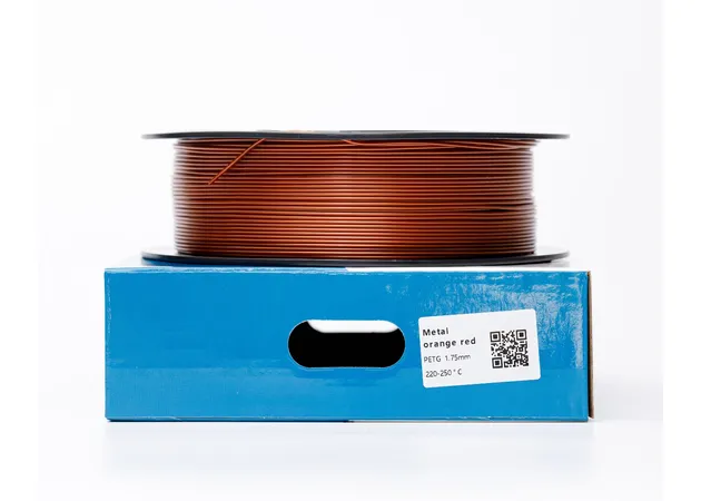 Фото 3 - Orange Red Metallic PETG Filament ALL3DP 1 kg