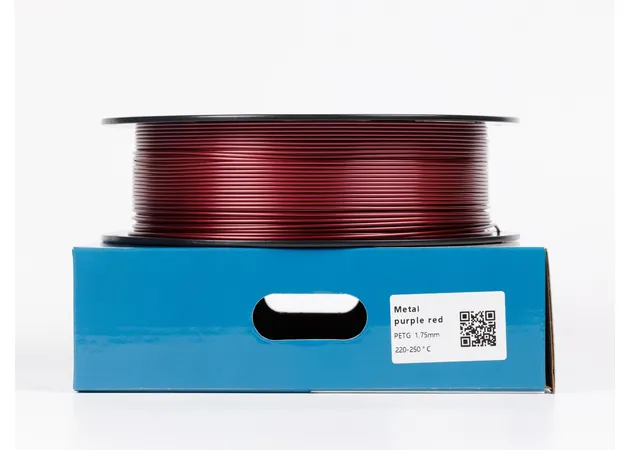 Фото 4 - Purple Red Metallic PETG Filament ALL3DP 1 kg