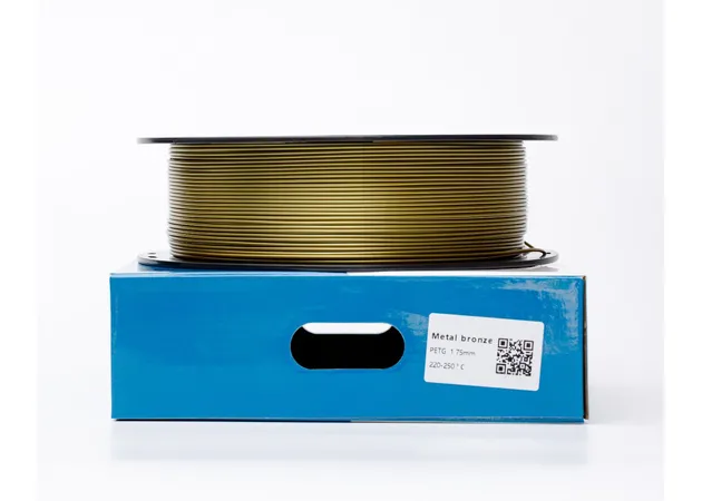 Фото 3 - Бронзовий Металік PETG пластик для 3D принтера | PETG Filament Metal bronze 1кг | 1.75мм | 330м
