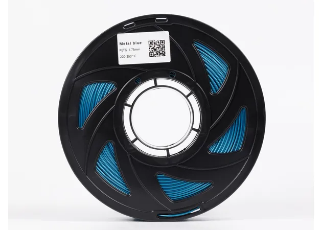 Фото 3 - Синій Металік PETG пластик для 3D принтера | PETG Filament Metal blue 1кг | 1.75мм | 330м