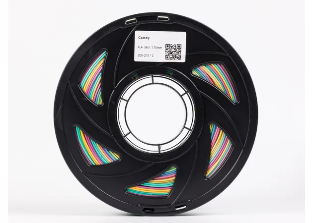 Фото 3 - PLA Silk Rainbow Candy Filament ALL3DP 1 kg