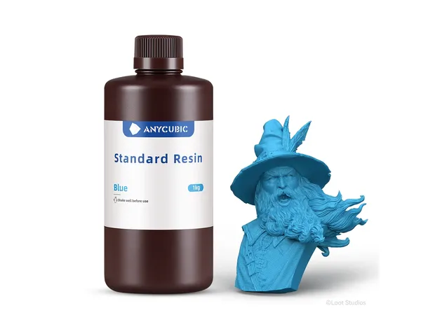 Фото 2 - Anycubic Standard Resin Blue 1 kg