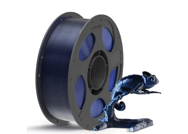 Фото 3 - Anycubic PLA Silk Dual Color Black Blue Filament 1 kg 1.75 mm for 3D Printer