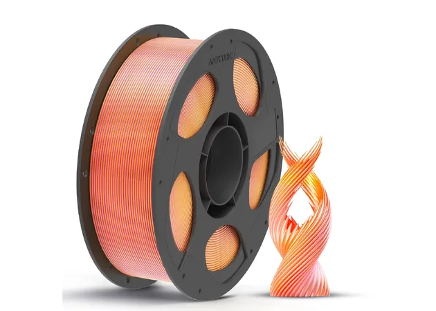 Фото 3 - Anycubic PLA Silk Dual Color Pink Gold Filament 1 kg 1.75 mm for 3D Printer