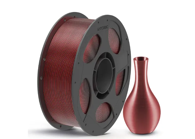 Фото 3 - Anycubic PLA Silk Dual Color Black Red Filament 1 kg 1.75 mm for 3D Printer