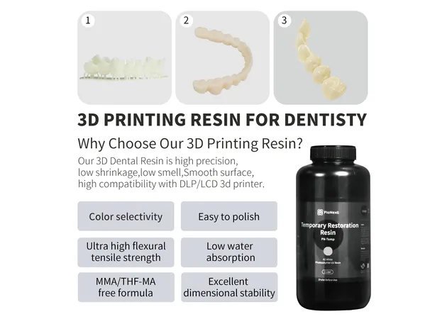 Фото 5 - Temporary Restoration Resin B1 White 0.5KG
