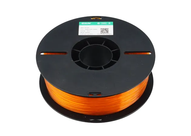 Фото 5 - eSUN TPU-95A Translucent Orange Flexible TPU Filament 1 kg