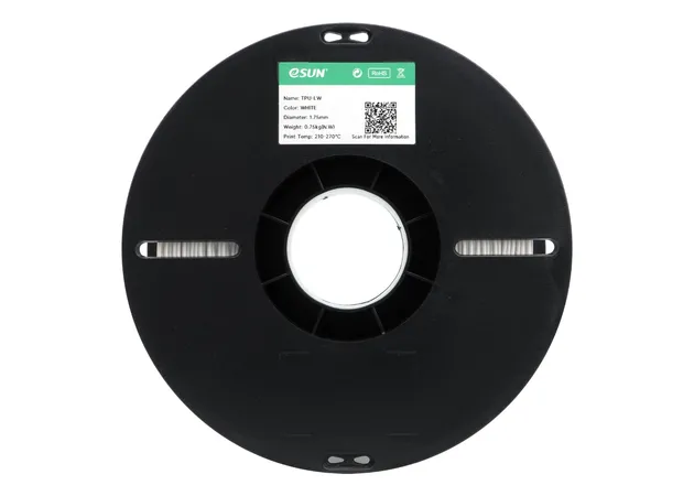 Фото 4 - eSUN TPU-LW White Lightweight Foamable TPU Filament 0.75 kg