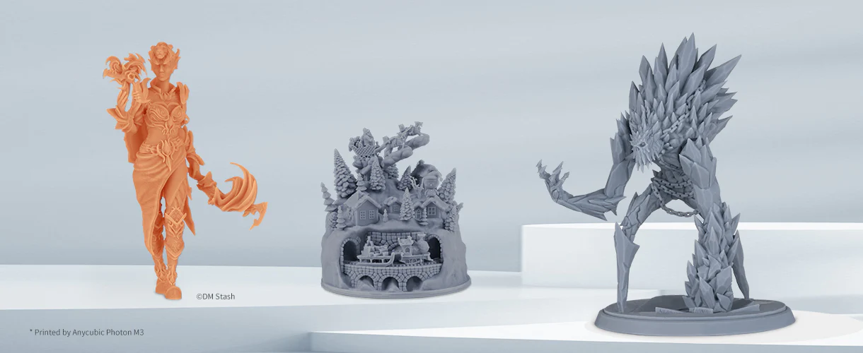 Anycubic Photon M3 - зразки відбитків